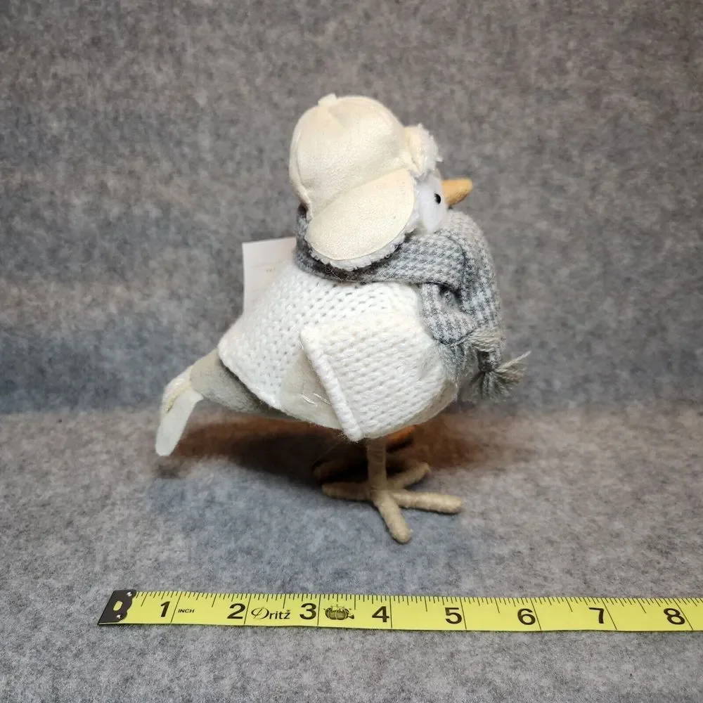 Fabric Bird with Grey Scarf Wondershop Target - TRICOT